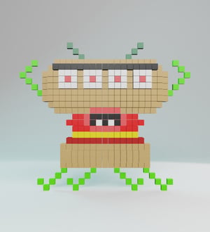Burger — 20ALIENZ voxel alien