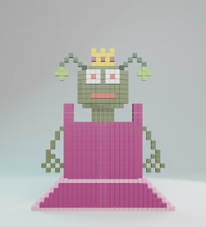 Queen — 20ALIENZ voxel alien