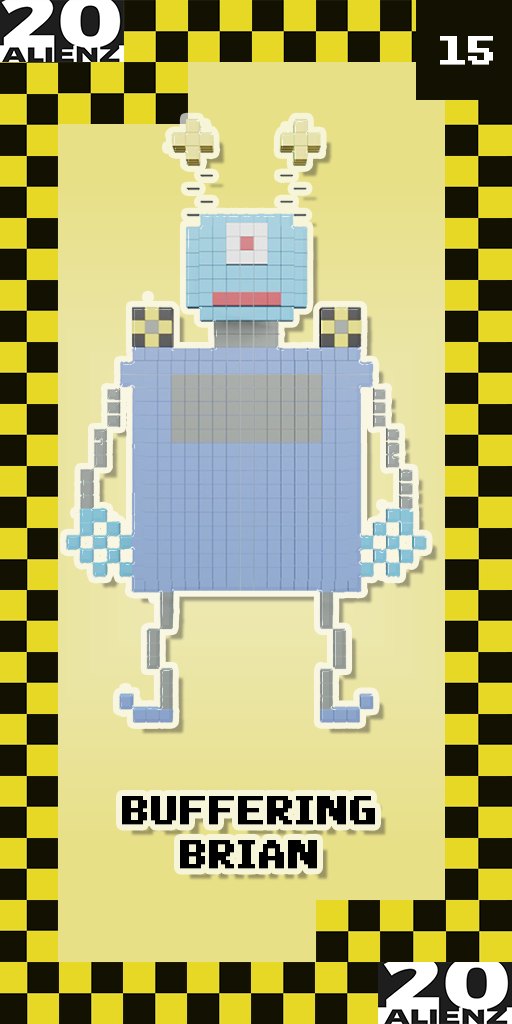 20ALIENZ collectible trading card